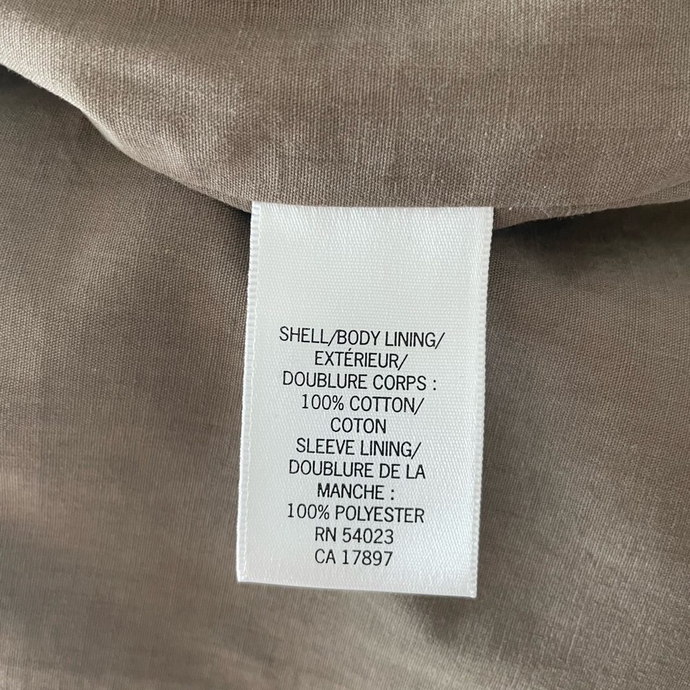 Banana Republic Grey Plaid Golf Coat - Picture 3 of 5